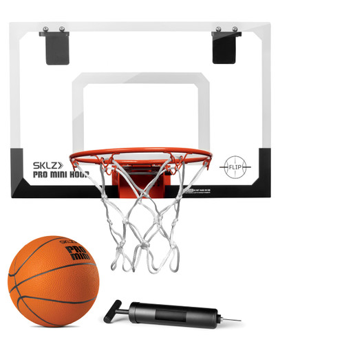 SKLZ Pro Mini Hoop Flip Over-The-Door Basketball Hoop with Flip-up Rim SKLZ Pro Mini Hoop Flip Over-The-Door Basketball Hoop with Flip-up Rim