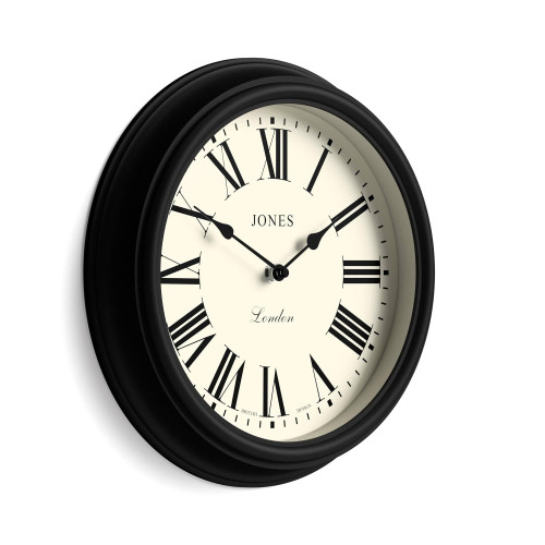 JONES CLOCKS® Sprite Wall Clock | Modern Retro Rounded Square Clock | 10 inch | Easy to Read Numbers | Perfect for Kitchen or Office