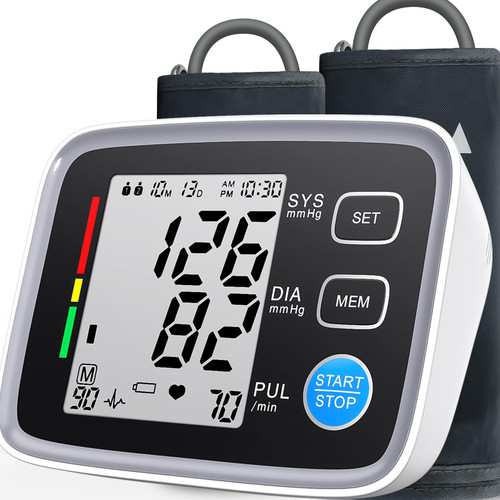 Automatic Upper Arm Blood Pressure Monitor 2 Cuff Sizes