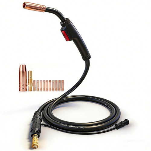 180A 10ft Mig Gun Replacement Lincoln Magnum 100L K530-6 for Lincoln PRO MIG 140/180,SP-140T/180T,Easy-Core 140 180,Weld-Pak 125HD 140HD MIG Welding Gun With tips .030