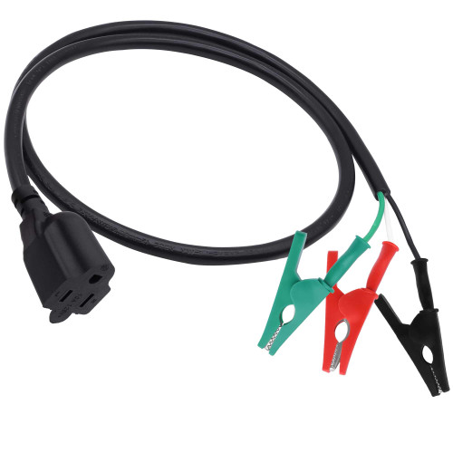 CybNemo HVAC Adaptor Cord Jumper Wires HVAC Tools 3-Core Heavy Extension Cable Compatible HVAC Tool Clearance and Equipment Circuit Breaker Finder Kit Accessory Compatible with Yellow Jacket -1M/3.3FT