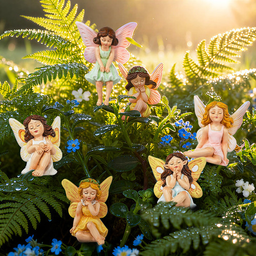 Fairies for Fairy Garden 6Pcs - Mini Garden Fairies Miniature Figurines