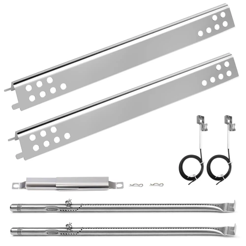 Barbqtime Grill Replacement Parts for Charbroil Performance 2 Burner Grill 463673519 463625217 463625219 463673517 463673017 463673617 463673019, 17.75" Burner Replacement Parts for Char-Broil Grill