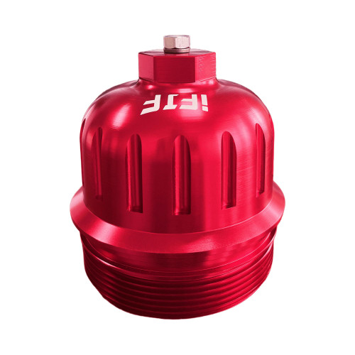 iFJF 134001 Fuel Filter Housing Cap Replacement for Duramax 6.6L L5P Red