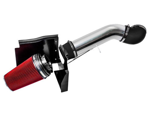 Cold Air Intake System with Heat Shield Kit + Filter Combo RED Compatible For 1999-2006 GMC/Chevy V8 4.8L/5.3L/6.0L Silverado/Tahoe/Avalanche/Suburban/Sierra/Yukon