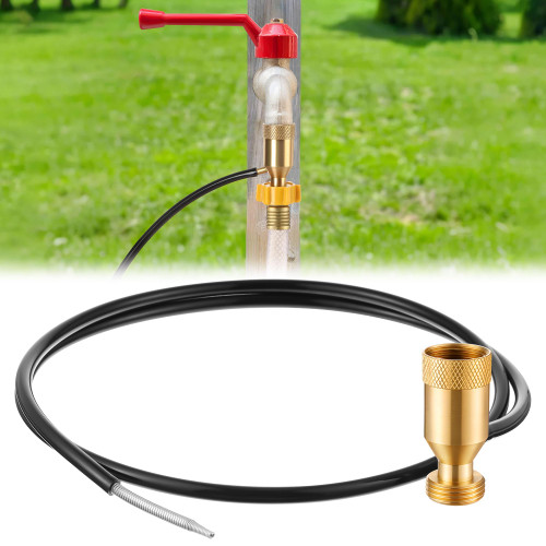 1 Pack 3/4" Hose Siphon Fertilizer Injector for Garden Irrigation