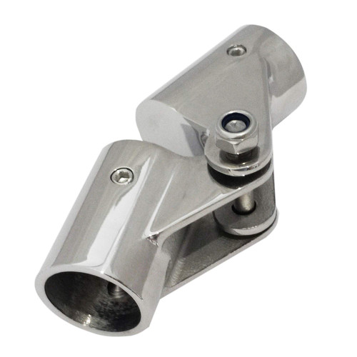 keehui 316 Stainless Steel Folding Swivel Connector Fitting for 1INCH Boat Hand Rail Tube/Pipe