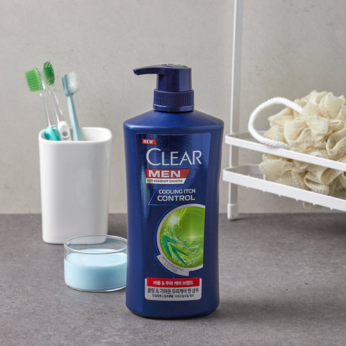 Clear 클리어 맨 쿨링 이치 컨트롤 샴푸 650ml Clear Men Cooling Itch Control Shampoo 650ml