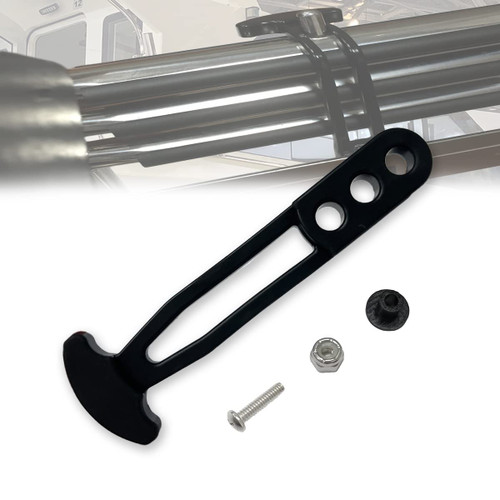 Marine Boat Telescoping Ladder Strap with 3 Adjustable Mounting Holes, Secure Retaining Rubber Latch Band for Yacht Sport Jet Swim Boarding (S)