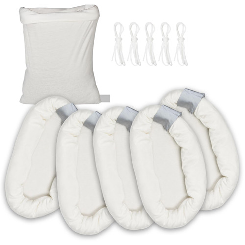Anmboor Elk Game Bags Hunting, 5 Pack Heavy Duty Quarter Bag for Meat-4 Pack 12"X48" and A Pack 12"X28", Meat Bags Hunting for Elk, Caribou, Deer and Other Prey, Breathable and Reusable