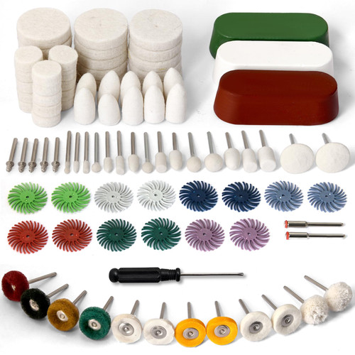 94Pcs Polishing Kit for Dremel Polishing Bits with Polishing Compound