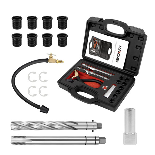 LLNDEI Spark Plug Thread Repair Kit, 38900 Two Valve Ford Triton Tool