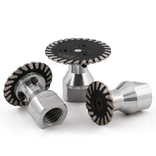 HOMESOM 30/40/50mm Diamond Saw BIade with RemovabIe FIange 5/8-11 Engraving Cutting Disc Carving Concrete Granite Sandstone