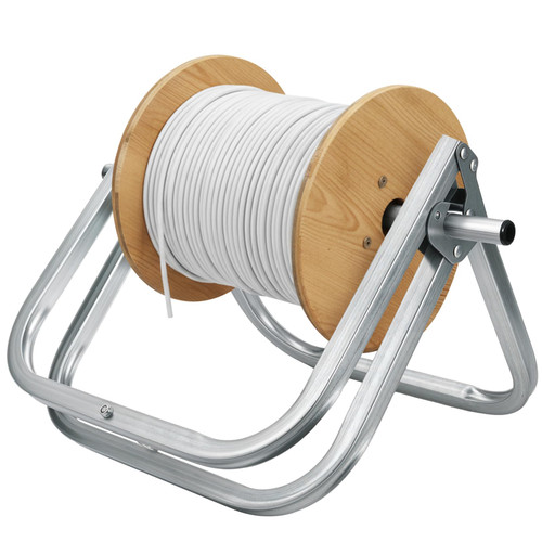 Foldable Steel Cable Caddy for Wire Spools, 15 x 12 Inch