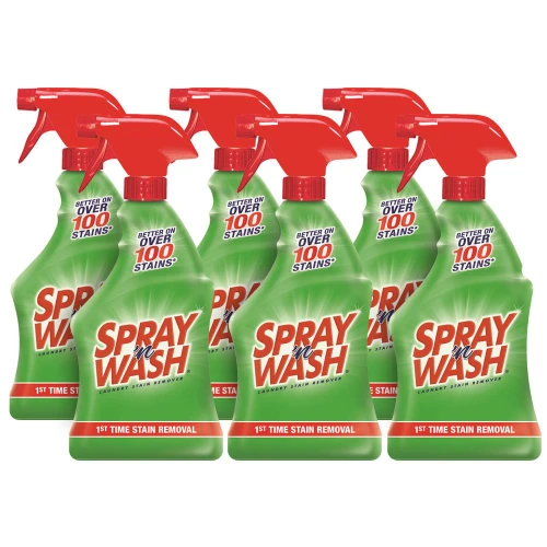 Spray N’ Wash Stain Remover Spray, Laundry Pre-Treat for Everyday Stains, 22oz (6-count)