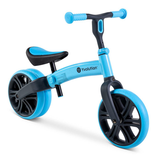 Yvolution Y Velo Junior Toddler Bike | No-Pedal Balance Bike | Ages 18 Months to 4 Years (Blue), medium (101049)