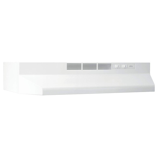 Broan-NuTone Ductless Range Hood with Lights, 30-Inch, White, 413001