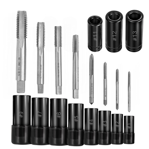 70700 Tap Socket Set 11 Pcs, Magnetic Adapter for Std/Metric Taps