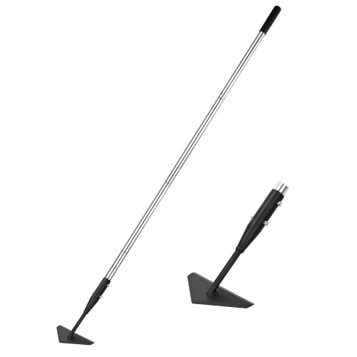 YEELOR Triangle Garden Hoe, Carbon Steel Push-Pull Weeding Tool