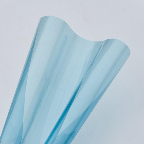 AuMoHall Blue Windshield Tint, 75% VLT Car Window Tint Film for Solar Protection, UV Blocking & Heat Rejection, Light Blue Window Tints for Cars, 29.52" x 118.11"