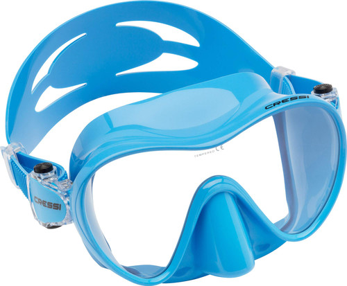Cressi F1 Small Frameless Masks, Blue