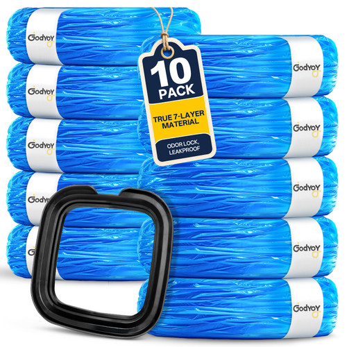 Godyoy 10PC Cat Litter Refill Bags Fits Litter GenieXL+/Plus/Standard/Style