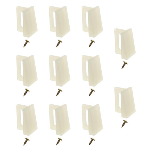Xhziy 10Pcs Pocket Door Floor Guide with Screws