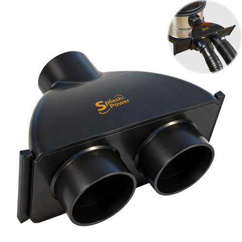 SplashPower 2.5" Shop Vac Y Connector Splitter for Wet Dry Vacuum Hose