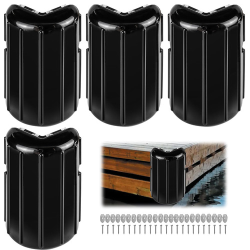 4PK Dock Bumper Dock Corner Fender,Boat Dock Bumpers Fenders for Docking