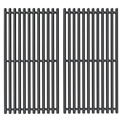 Uniflasy 17 x 8 3/4 Cast Iron Cooking Grate fits CharBroil Commercial 463644220 463632320 463642316 463245518 463630021 G369-0030-W2 2Burner Grill Replacement Part Grid for Nexgrill 720-0864M 720-0864