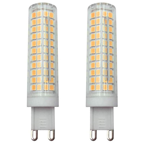 Lxcom Lighting G9 LED Corn Bulb Dimmable 2 Pack 15W LED Bulb 120 Watt Equivalent Bulb 136 LEDs Warm White 3000K G9 Bi-Pin Base 1500LM for Home Lighting