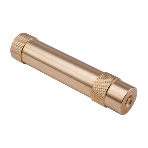 Wiseflow Brass Twist Hose Nozzle, High Pressure Adjustable Spray, 2 Rubber Washers, Heavy Duty Brass Garden Hose Nozzle for Watering Plants and Lawn, Car Washing, Patio and Pet