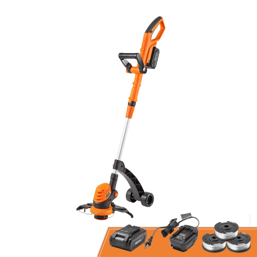 LawnMaster 24V Max 10" Cordless String Trimmer Weed Eater, CLGT2410S