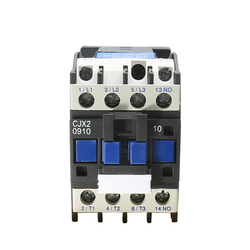 LDEXIN AC Contactor CJX2-0910 Coil 220V 9A 50/60Hz 3 Phase 1NO (Normally Open) Motor Contactor