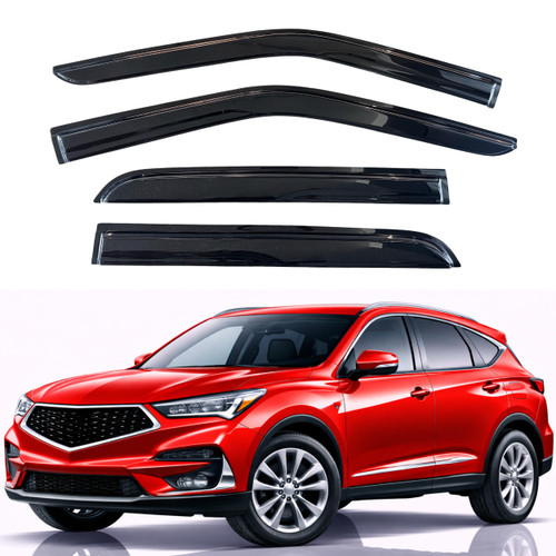 KPY Rain Guards Fit for 2019-2026 Acura RDX, Out-Channel Window Visors Vent Wind Deflectors 4PC, Car Accessories for 19-26 Acura RDX