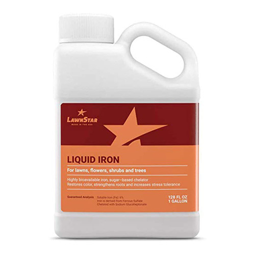 Liquid Iron for Lawns, Multi-Purpose and Suitable for All Gardens, 1 Gal