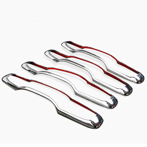 Bayyee 4Pcs Chrome Exterior Side Door Handle Frame Cover Ring Trim for XC60 2018-2022,for XC90 2016-2022,for Volvo S90 2017-2022, for V90 2017-2021