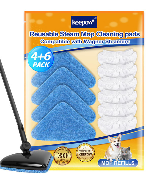 KEEPOW Steam Mop Pads Fit for Wagner Steamer Attachments 905e 915e and 925e