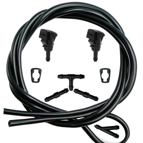 EDIETH 4805742AC Windshield Washer Nozzles Kit for Dodge RAM 1500 2500 3500 4500 5500 2009 2010 2011 2012 2013 2014 2015 2016 2017 2018 2019 2020 2021 2022 2023 2024 Trucks Replace 4805742AC