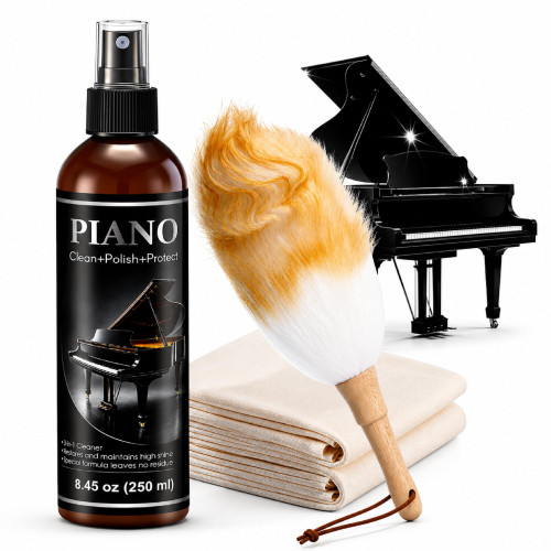 Avenuebool 8.45 oz Piano Cleaner Polish Kit for High Gloss Finishes
