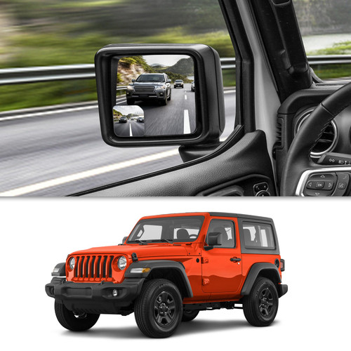 Huidnnas Blind Spot Mirrors for Jeep Wrangler JL/JLU & Gladiator JT, 2PCS