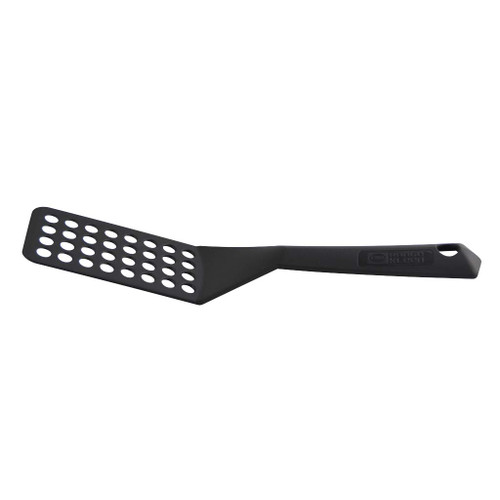 Berndes Spatulas for Non Stick Cookware - Turner Spatula Ergonomically Designed Black Slotted Spatula Turner Nonstick Kitchen Tool Berndes Spatulas for Non Stick Cookware - Turner Spatula Ergonomically Designed Black Slotted Spatula Turner Nonstick Kitchen Tool