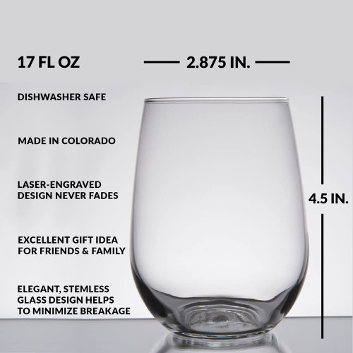 Engraved Wine Glass Engraved Wine Glass