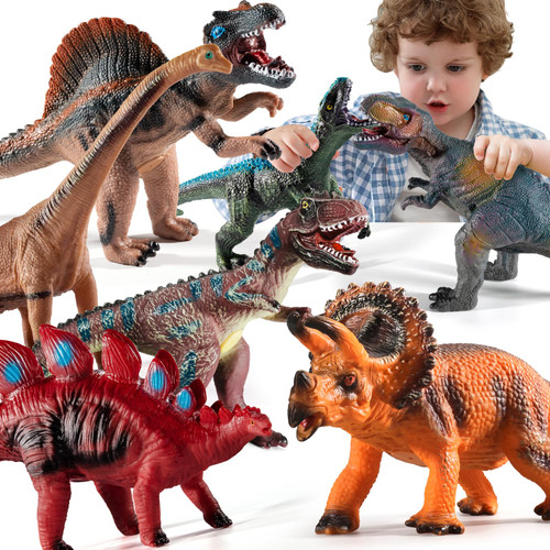 NIPLOOOW Big Dinosaur Toys for Kids 3-5, 7 Piece Realistic Soft Dinosaur Figures, Jumbo Dinosaur Toys for Kids 5-7, Dinosaur Party Favors, Birthday Gifts for Boys & Girls NIPLOOOW Big Dinosaur Toys for Kids 3-5, 7 Piece Realistic Soft Dinosaur Figures, Jumbo Dinosaur Toys for Kids 5-7, Dinosaur Party Favors, Birthday Gifts for Boys & Girls