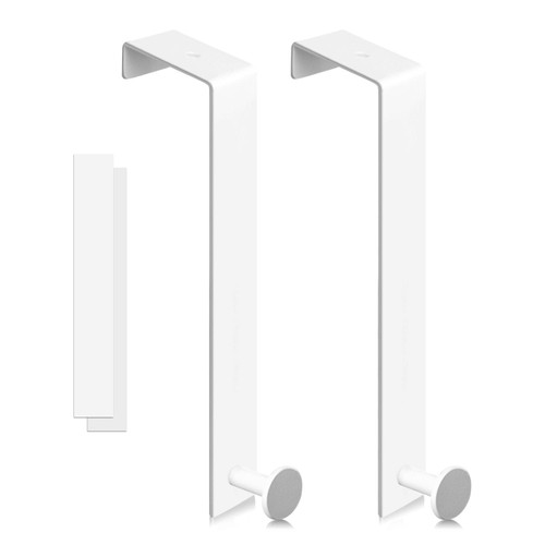 JUKFITA Over The Door Hooks, Fit 1-3/4" Doors, 2 Pack