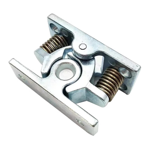 Double Roller Catch, Heavy Duty Spring Loaded Latch1Pcs Zinc Alloy Latch Pin Push to Open Door Latch & Quick Release Lock, Holder for Trailer, RV, Cabinet, Shed Doors with Screws (mp-4)