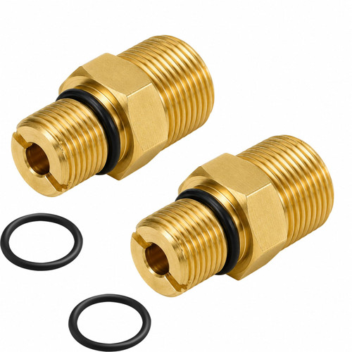 Jingzan 2 Pack 7106686 Outlet Connector, G3/8 BSPP to M22-14mm