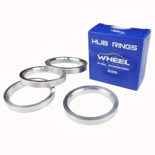WHEEL CONNECT Hub Centric Rings, 87.1 to 78.1, Set of 4,Aluminium Alloy Hubrings,O.D:87.1mm I.D 78.1mm. A