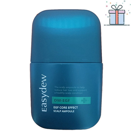 [엔핑] 대웅제약 이지듀 이지에프 코어 이펙트 스칼프 앰플 + 자사사은품, 1개, 80ml/ Ezdu Scalp Ampoule Hair Loss Management Scalp Care EGF Core Effect 80ml 2pcs