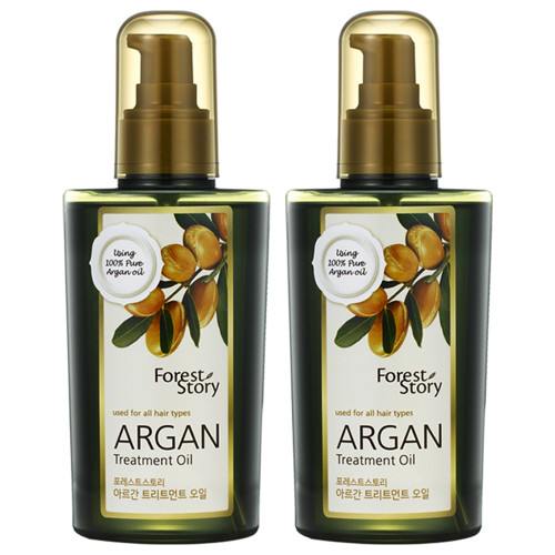 Forest Story포레스트스토리 아르간 오일 헤어에센스, 120ml, 2개/Forest Story Argan Oil Hair Essence, 120ml, 2 pieces